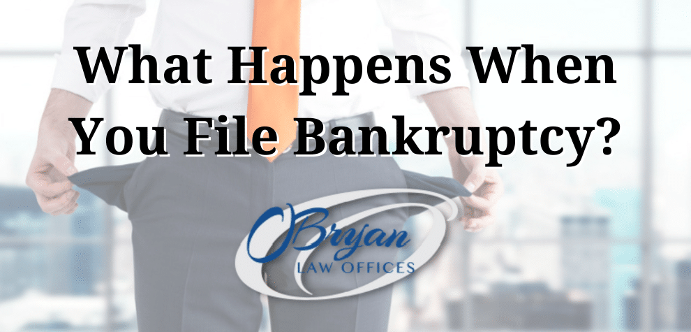 what happens when you file bankruptcy