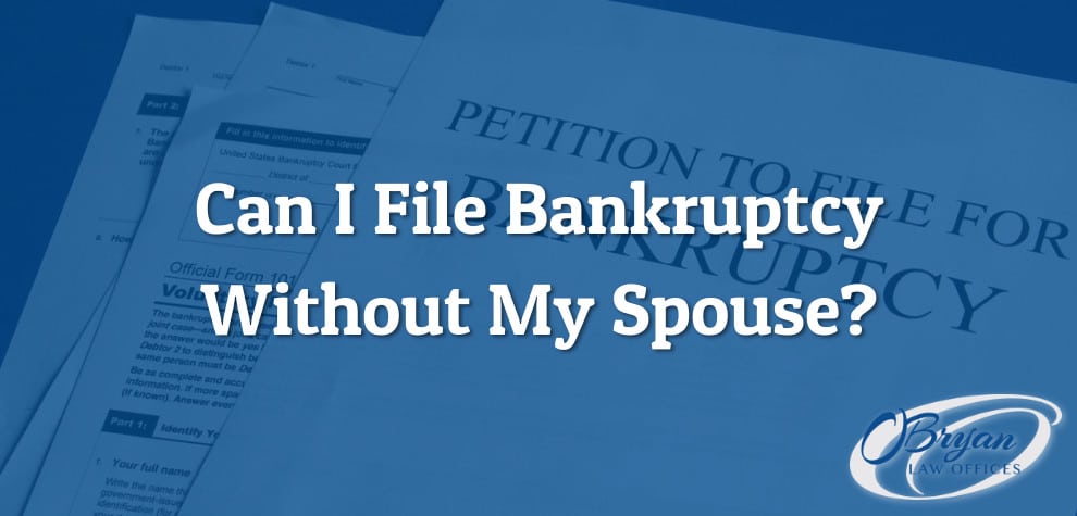 file bankruptcy without spouse