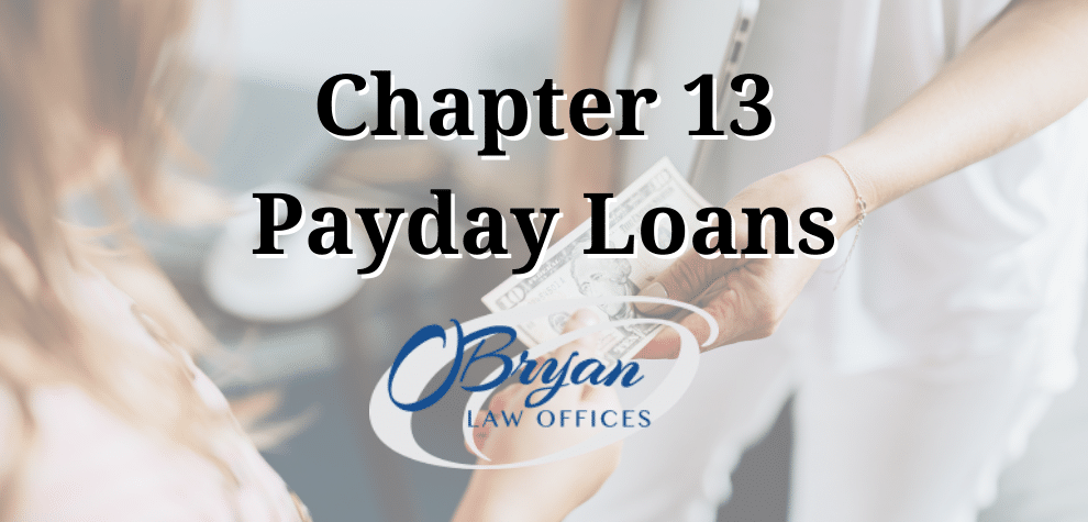 chapter 13 payday loans