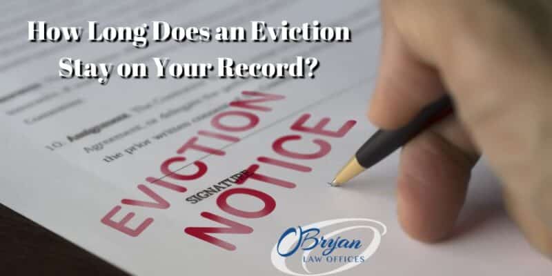 how long does an eviction stay on your record