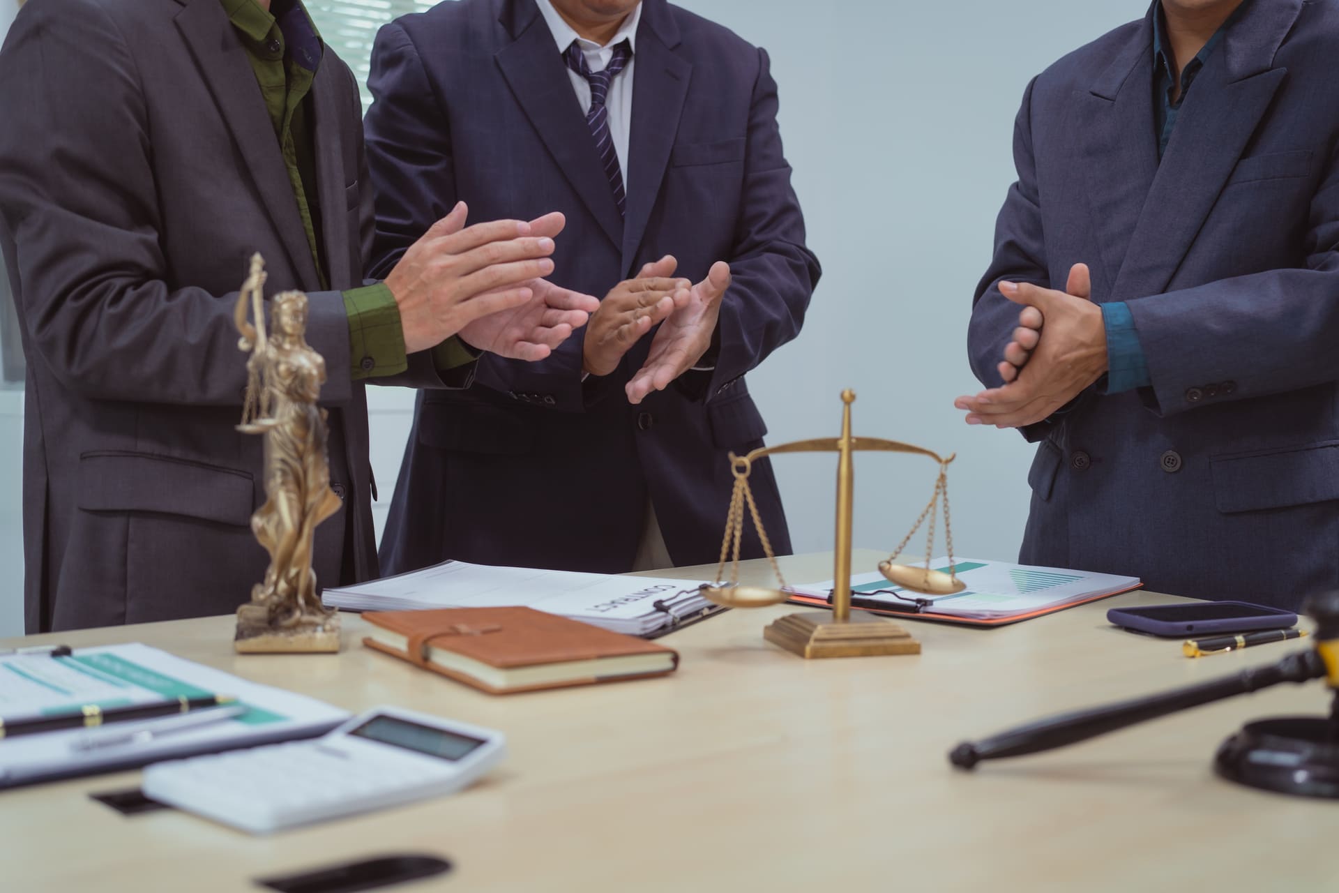 Lawyers in a meeting