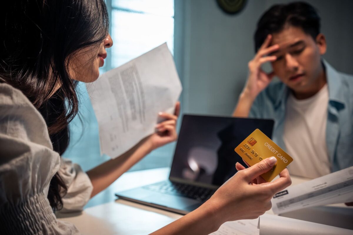 couple nervous because of debt